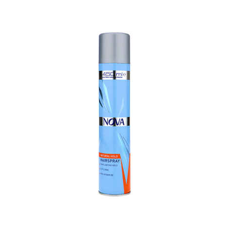 Buy Nova Blue Natural Hold Long Lasting Hair Spary (450 ml) - Purplle