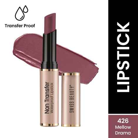 Swiss Beauty Non Transfer Waterproof Lipstick 426 Mellow Drama (3 g)