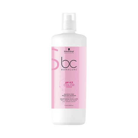 Schwarzkopf Professional Bonacure pH 4.5 Color Freeze Sulfate Free Micellar Shampoo for Colored Hair 1000 ml