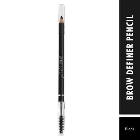 Buy Swiss Beauty Brow Definer Pencil - 04 Black - 4 - 1.5 gm - Purplle