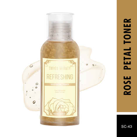 Buy Swiss Beauty Refreshing Rose Petal Toner - Transparent - 120 ml - Purplle