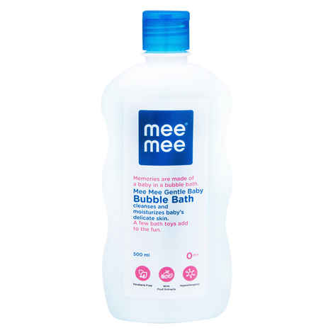 Mee Mee Gentle Baby Bubble Bath with Fruit Extracts , White, 500ml
