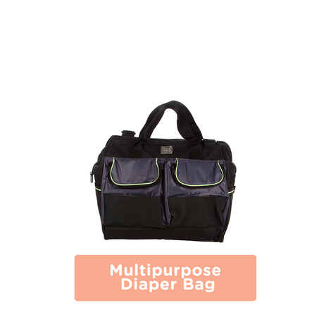 Buy Mee Mee Multipurpose Diaper Bag (Black) - Purplle