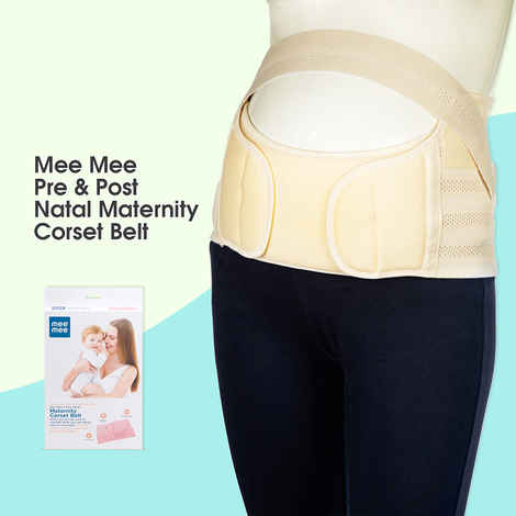 Buy Mee Mee Pre and Post Natal Maternity Corset Belt (XL, Beige) - Purplle