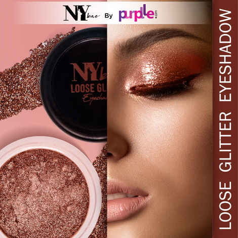 Buy NY Bae Loose Glitter Eyeshadow - Bright Brass 02 (2 g) | Loaded With Oils & Fruit Extract | Rich Colour | Long lasting | Easy To Use | Cruelty Free - Purplle