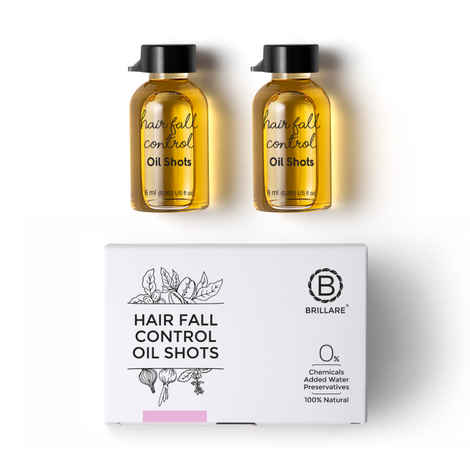 Buy Brillare Science Sample - Hair Fall Control Oil Shots Combo of 2 - Purplle