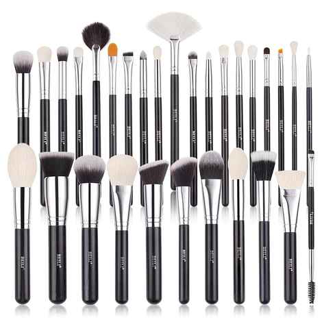 Buy BEILI Makeup Brushes 30Pcs Professional Makeup Brush Set Natural Goat Hair (B30-New) - Purplle