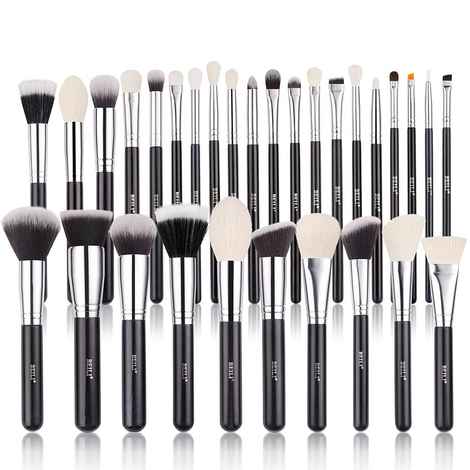 Buy BEILI Makeup Brushes Set 30Pcs Natural Goat Hair Makeup Brushes Set (B30-Old) - Purplle