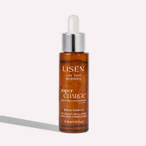 Buy LISEN Supercharge ++ Muti-Solution Ampoule, 30 ML | Fomulated with Natural Vitamin C to Boost Brilliance and Skin Complexion (Women & Men) - Purplle