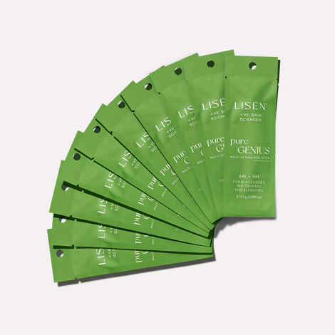 Buy LISEN Pure Genius Multi - Action Peel Stick, Pack of 10 | Formulated with AHA and BHA for Blackheads, Whiteheads (Women & Men) - Purplle