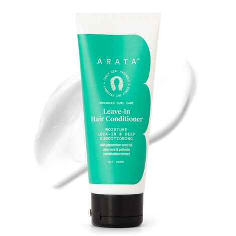 Buy Arata Advanced Curl Care Leave-In Conditioner (100 ml) | Moisturizes & Deep Conditions For Soft Curls | Abyssinian Seed Oil, Aloe Vera & Pelvetia Canaliculata | Repairs & Conditions | CG Approved - Purplle