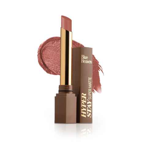 Buy Blue Heaven Hyperstay Super Matte Lipstick, Caramel Cult, 714 (2.2 gm) - Purplle