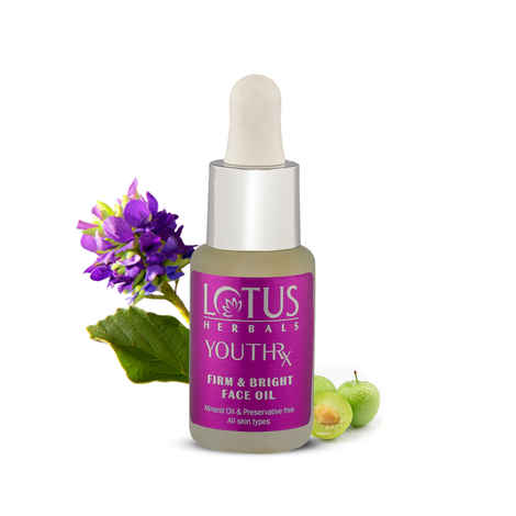 Buy Lotus Herbals YouthRx Firm & Bright Face Oil | Bakuchiol Retinol & Vitamin C | Anti Ageing & Brightening | 15ml - Purplle