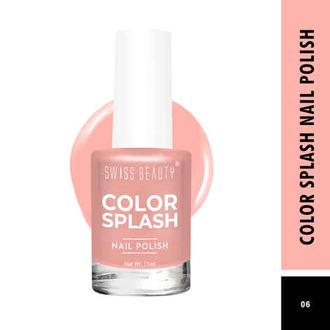 Buy Swiss Beauty Color Splash Nail Polish Shade-06 (11 ml) - Purplle