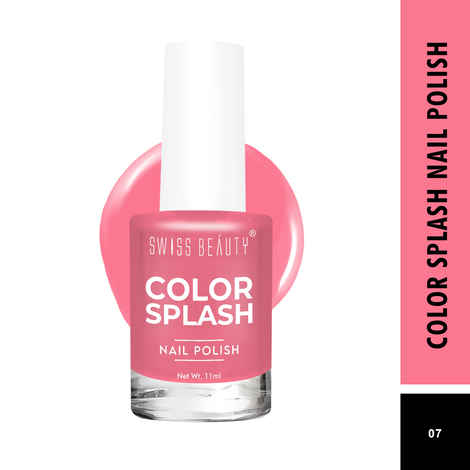 Buy Swiss Beauty Color Splash Nail Polish Shade-07 (11 ml) - Purplle