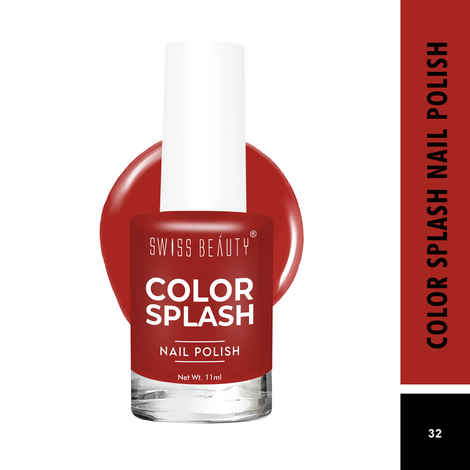Buy Swiss Beauty Color Splash Nail Polish Shade-32 (11 ml) - Purplle