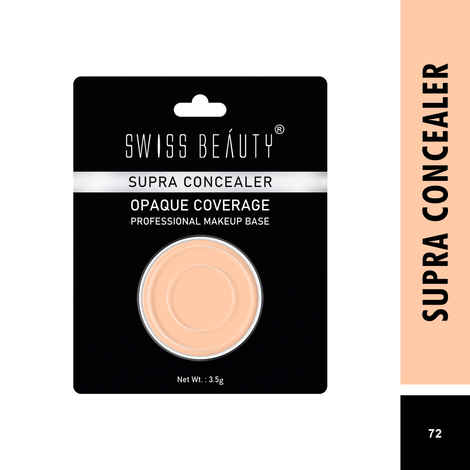 Buy Swiss Beauty Supra Concealer Opaque Coverage 72 (3.5 g) - Purplle