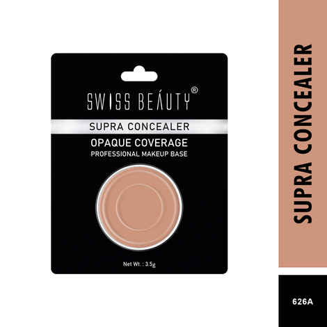Buy Swiss Beauty Supra Concealer Opaque Coverage 626A (3.5 g) - Purplle