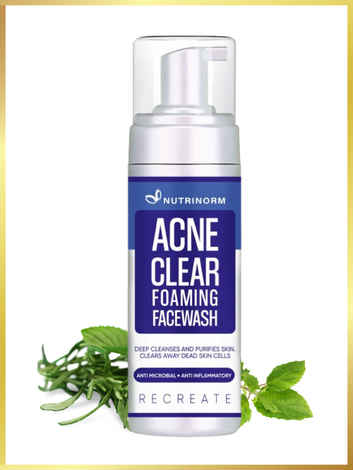 Buy Nutrinorm Acne Clear Foaming Face Wash (150 ml) - Purplle