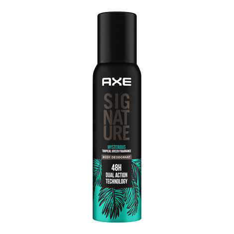 Buy Axe Signature Mysterious long Lasting No Gas Deodorant Bodyspray Perfume For Men 154 ml - Purplle