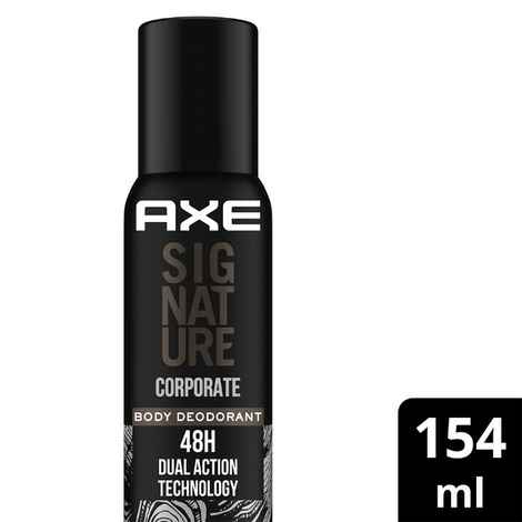 Buy Axe Signature Corporate Long Lasting No Gas Deodorant Bodyspray Perfume For Men 154 ml - Purplle