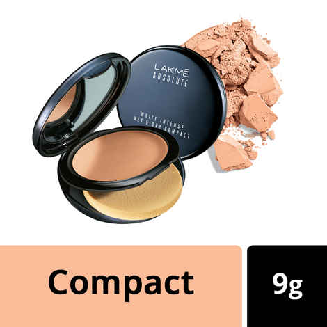 Buy Lakme Absolute Wet & Dry Compact - Golden Creme (9 g) - Purplle