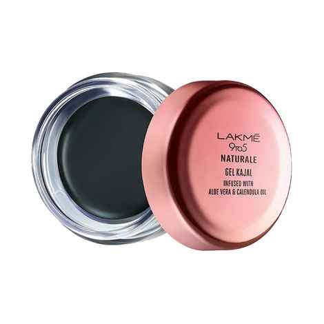 Buy Lakme 9 To 5 Naturale Gel Kajal - Black (3 g) - Purplle