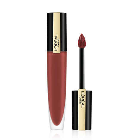 Buy L'Oreal Paris Rouge Signature Matte Liquid Lipstick, 145 I Convince 7ml - Purplle
