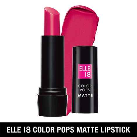 Buy Elle 18 Color Pops Matte Lip Color, Red Wave, (4.3 g) - Purplle