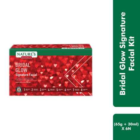 Buy Nature's Essence Bridal Glow Signature Facial Kit | A beauty ritual for a lasting bridal glow | (65g + 30 ml) - Purplle