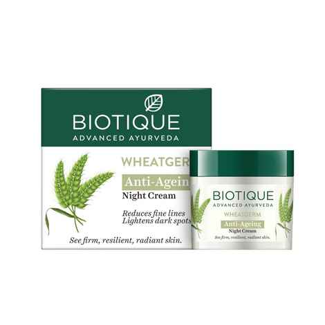Biotique Wheatgerm Anti-Ageing Night Cream (50 g)