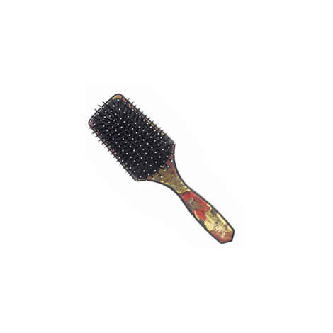 Buy Kent Super Soft Cushion Medium Paddle Brush Gold Floral Design LPB2 - Purplle