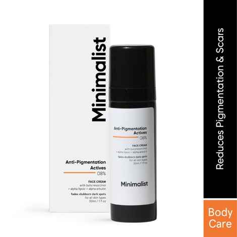 Buy Minimalist 8% Anti-Pigmentation Actives Cream For Dark spots & Blemishes - Purplle