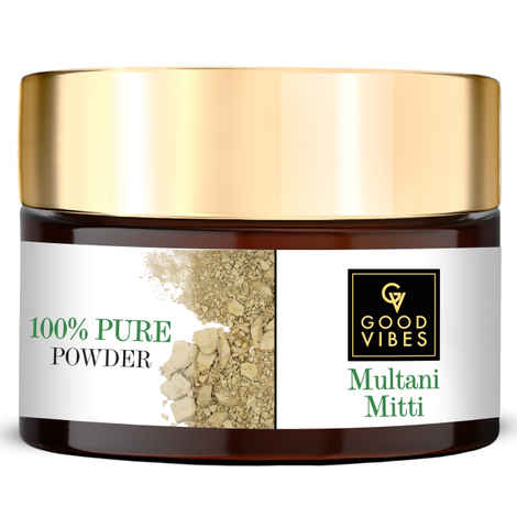 Buy Good Vibes Multani Mitti 100% Pure Powder (40 g) - Purplle