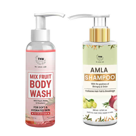 Buy Combo of 2- Mix Fruit Body Wash 200ml + Amla Shampoo 200ml - Purplle