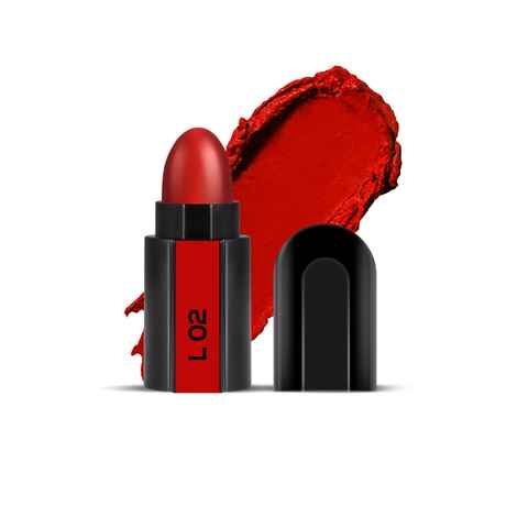 Buy RENEE Fab Bullet Lipstick L 02 Ravish Red, Long Lasting, Matte Finish, Non Drying Formula with Intense Color Payoff, Compact & Easy to Use, 1.5 gm - Purplle