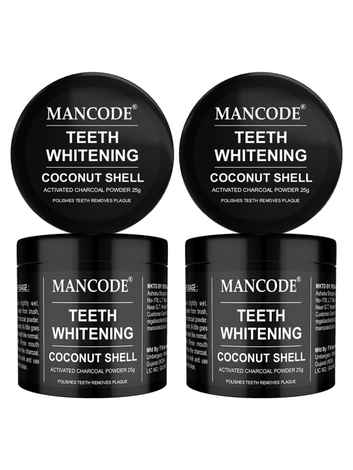 Buy Mancode Teeth Whitening,25gm Each (Pack of 2) - Purplle