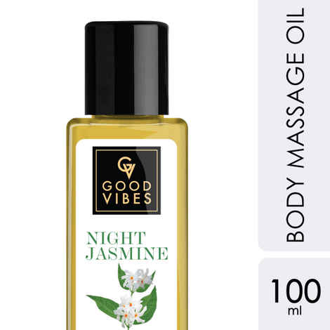 Buy Good Vibes Night Jasmine Body Massage Oil (100 ml) - Purplle