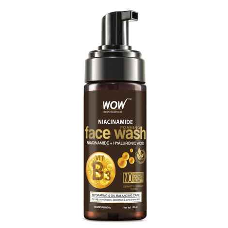 Buy WOW Skin Science Niacinamide Foaming Face Wash For Blemishes, Oil Control & Acne Spots (150 ml) - Purplle
