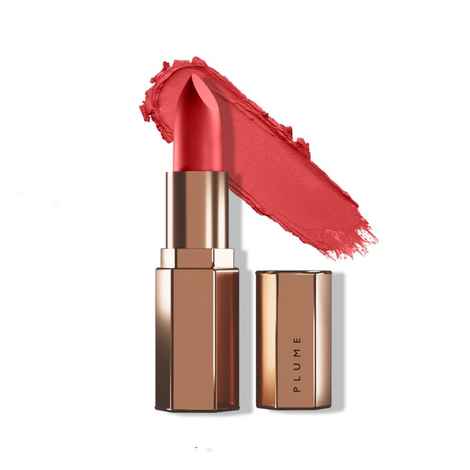 Buy Plume Plush Matte Lipstick - Kiss Me Red - Purplle