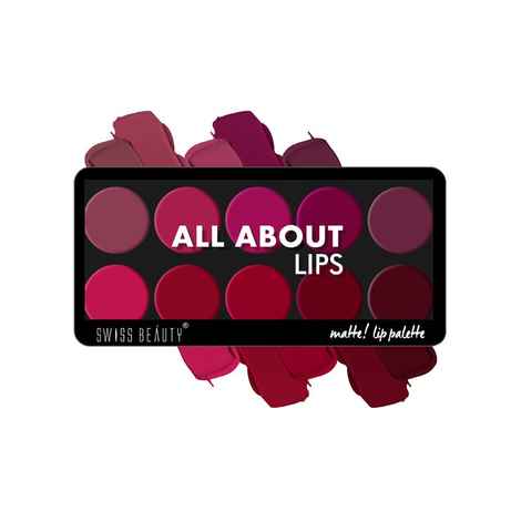 Buy Swiss Beauty Matte Lip Pallete - 02 (12 gm) - Purplle