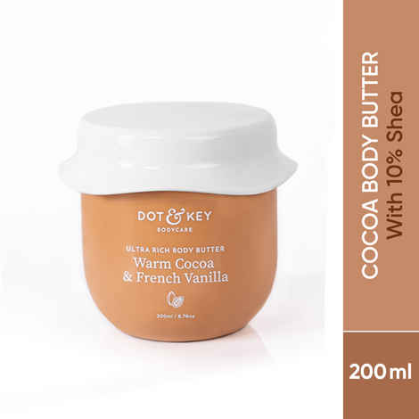 Dot & Key Ultra Rich Body Butter Warm Cocoa & French Vanilla with 10% Shea (200 ml)