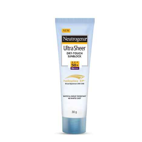 Buy Neutrogena Ultra Sheer Dry-Touch Sunblock SPF 50+ Ultra Light Clean Feel (30 ml) - Purplle