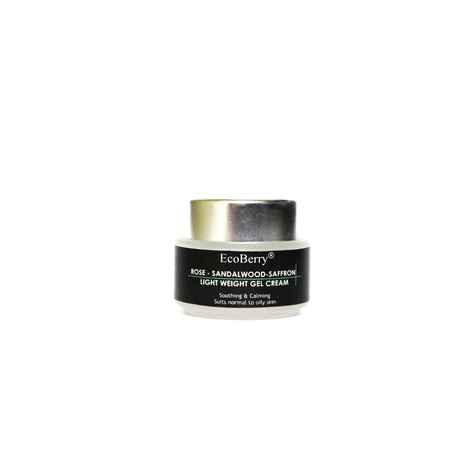 Buy Ecoberry Rose Sandalwood Saffron Light weight Gel Cream (50 ml) - Purplle