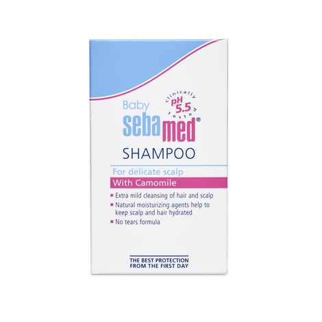 Sebamed Baby Shampoo 50ml|Ph 5.5| Camomile|Natural moisturisers|No tears formula|For delicate scalp