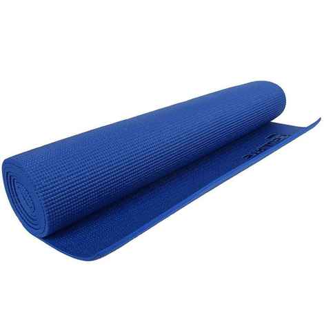 Buy Strauss Yoga Mat, 6mm (Blue) - Purplle