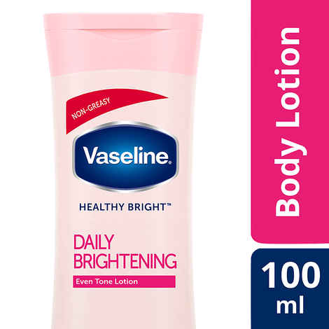 Buy Vaseline Healthy Bright Daily Brightening Body Lotion, For Healthy & Glowing Skin, 100 ml - Purplle