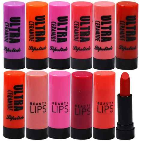 Buy ADS PACK OF 12 CERAMIDE ULTRA MATTE LIPSTICKS - Purplle