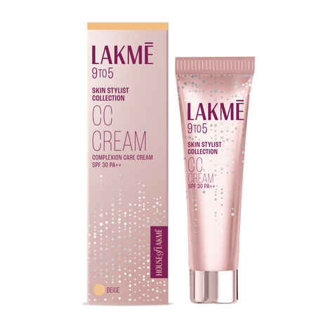 Buy Lakme 9 to 5 CC Cream Beige (20 gm) - Purplle