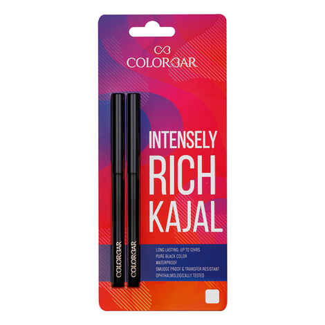 Buy Colorbar Intensely Rich Kajal-Duo - Dreamy Black - [001] - Purplle